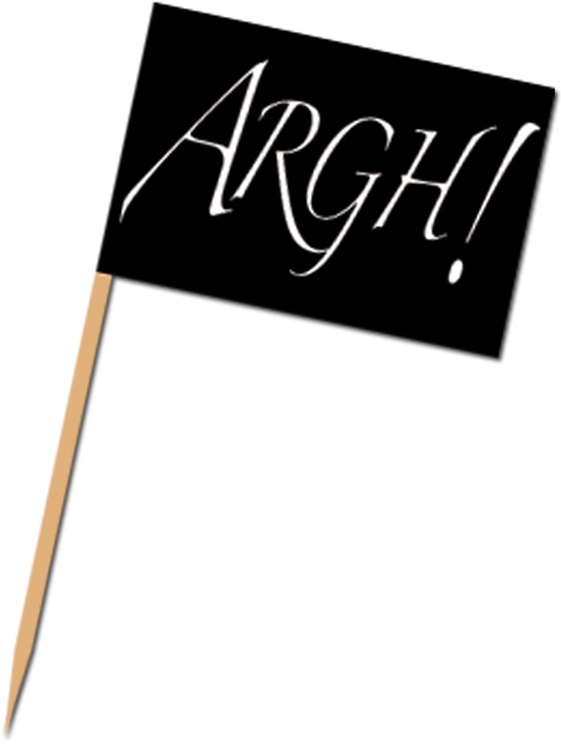 Pirate Flag Picks, 6.5cm