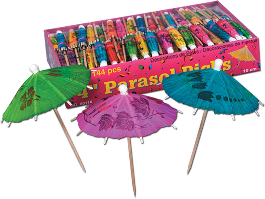 Party Parasol Picks, 10cm