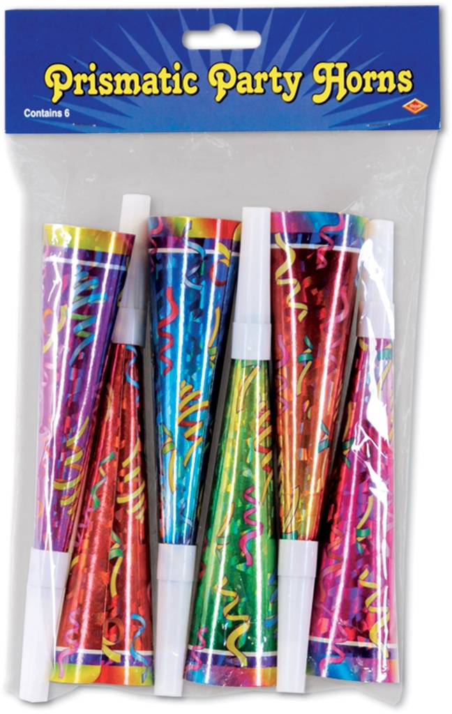 Prismatic Party Horns, 20cm