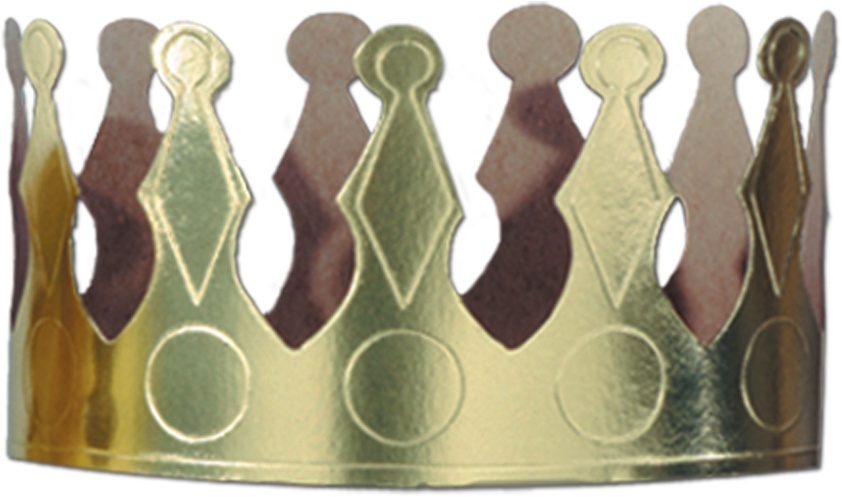 Foil Crowns, 10cm