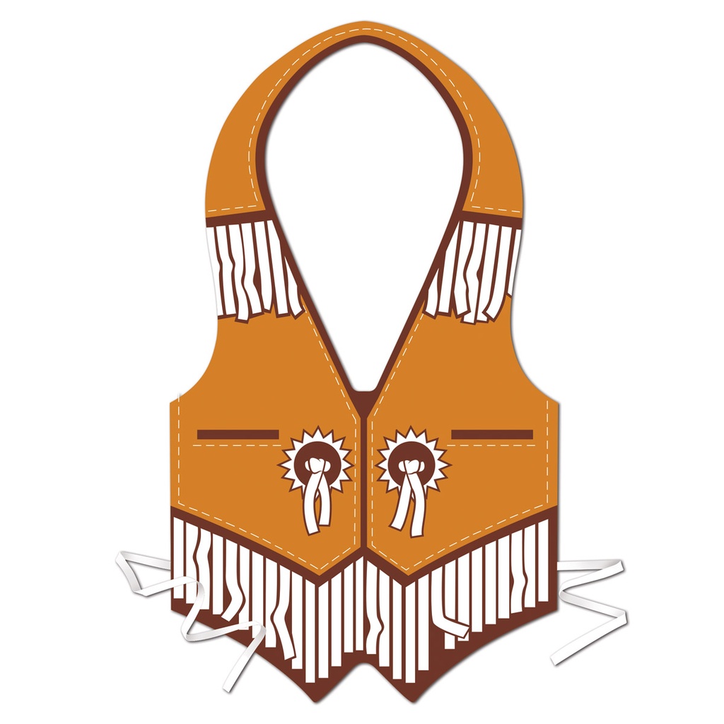 Plastic Western Rosette Vest