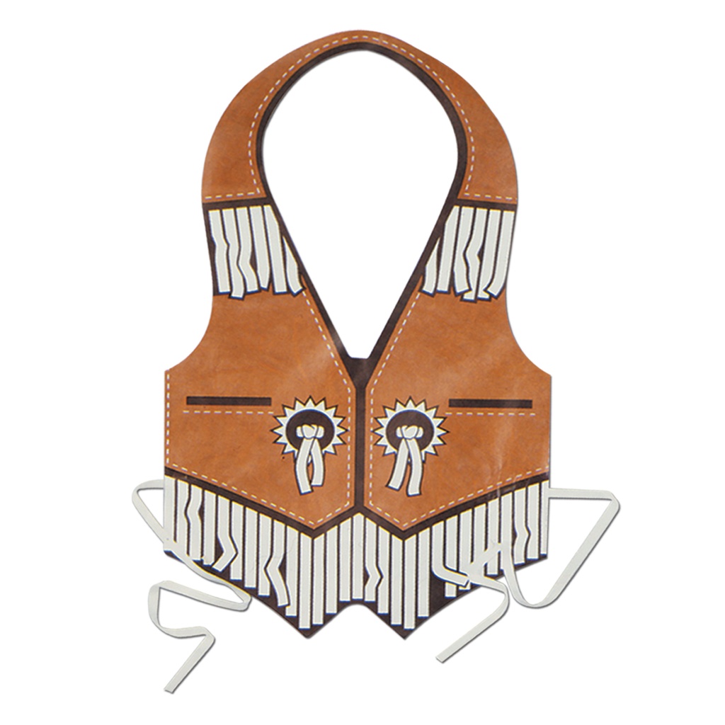 Plastic Western V-Front Vest