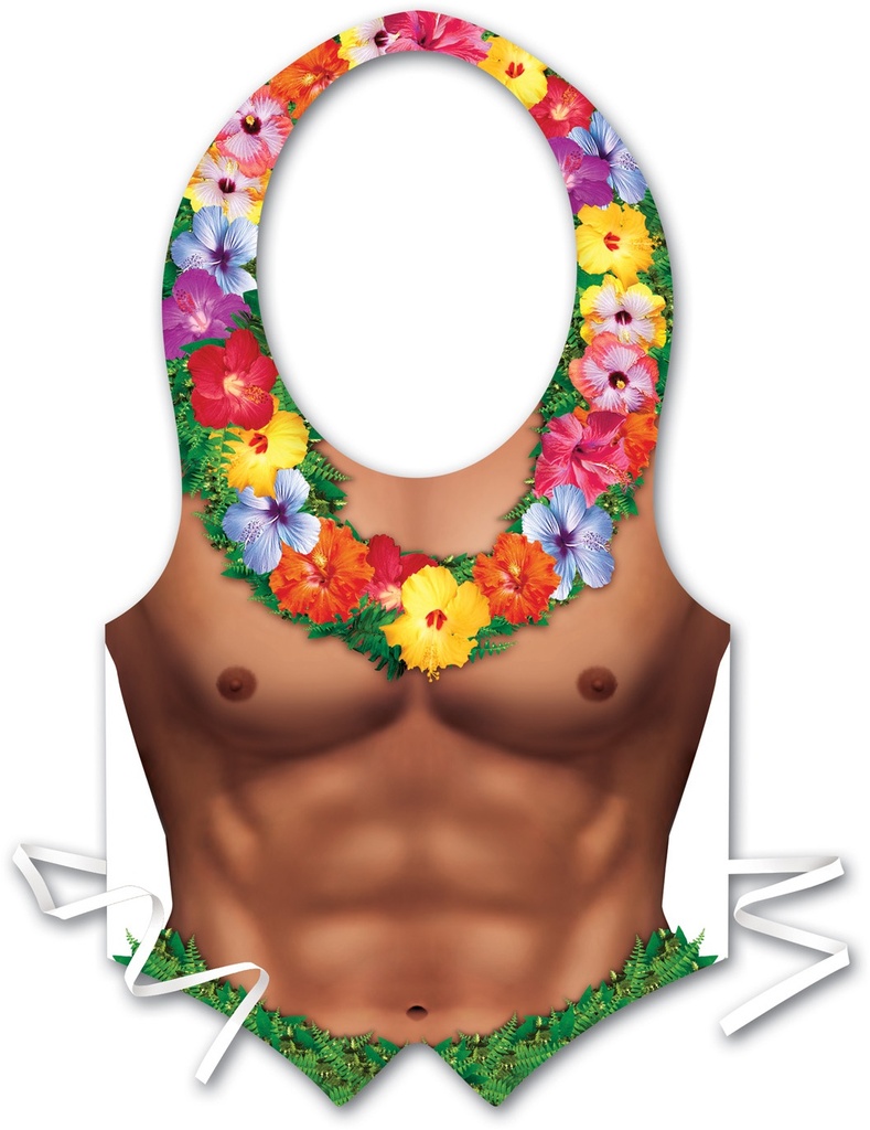 Plastic Hula Hunk Vest