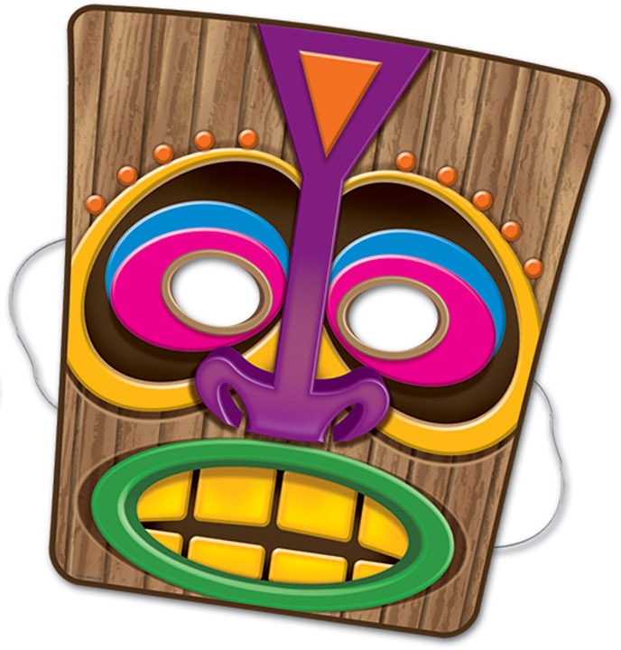 Tiki Mask, 25cm