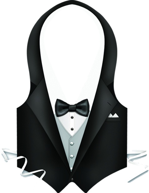 Plastic Tux Vest