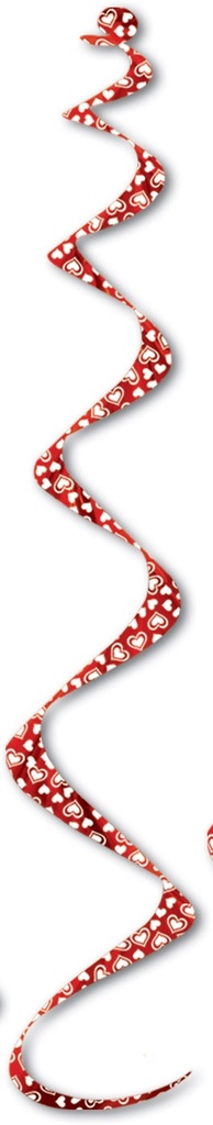 Printed Heart Twirly Whirlys, 60cm