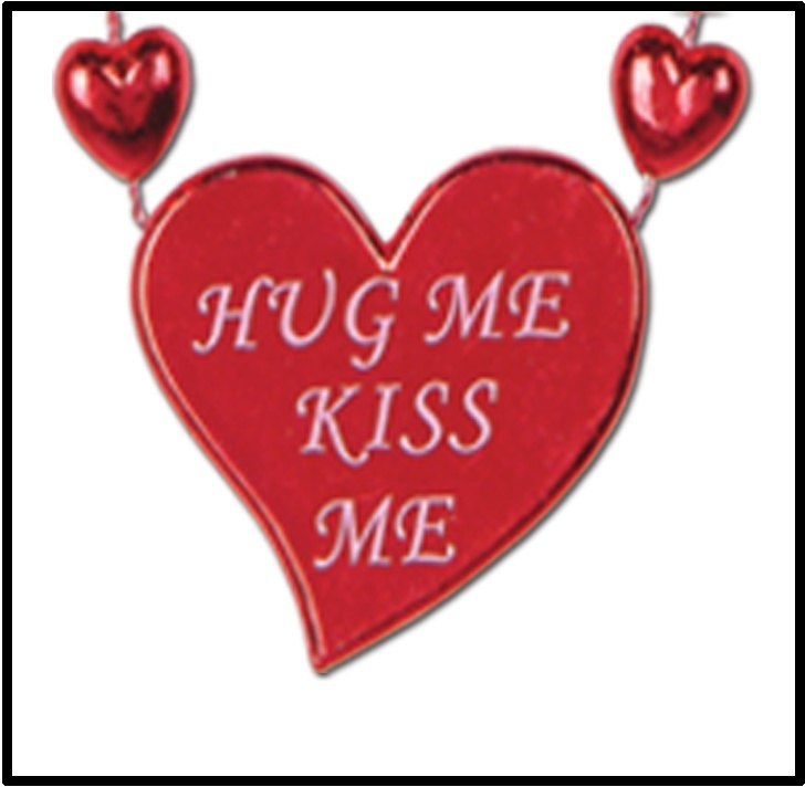 Valentine Heart Necklace, 56cm