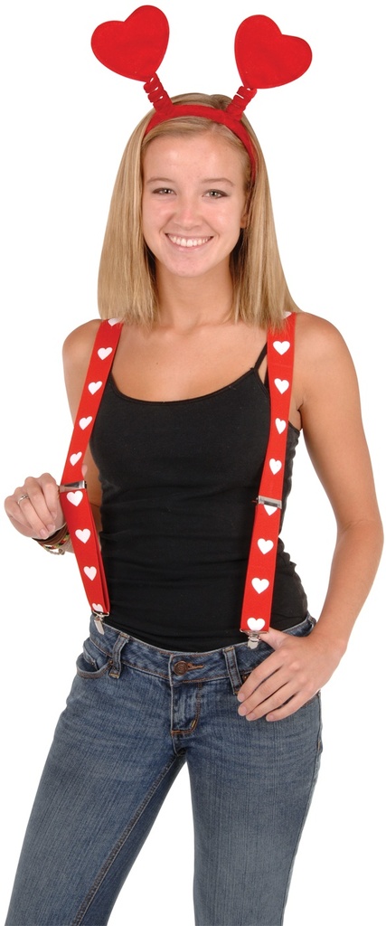Heart Suspenders Set