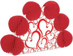 Valentine Pop-Over Centerpiece, 25cm