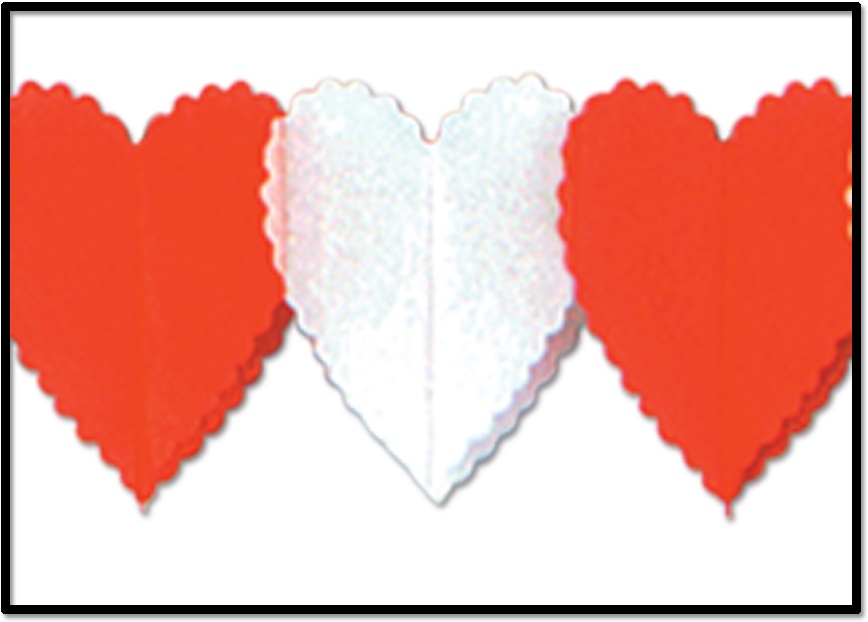 Heart Garland, 3.6m