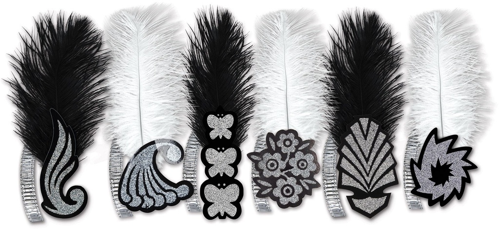 Roaring '20s Feather Tiaras