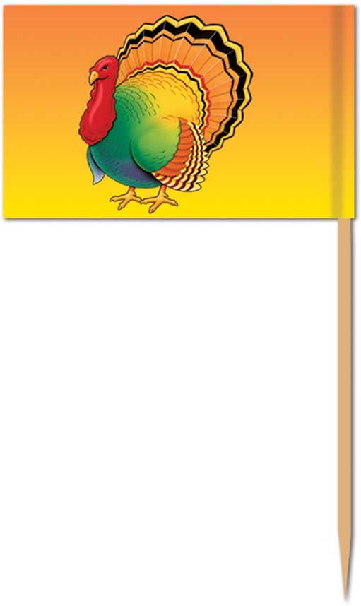 Turkey Food Pick, 6.5cm