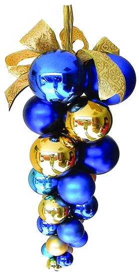 Bauble Grape Cluster, 60cm