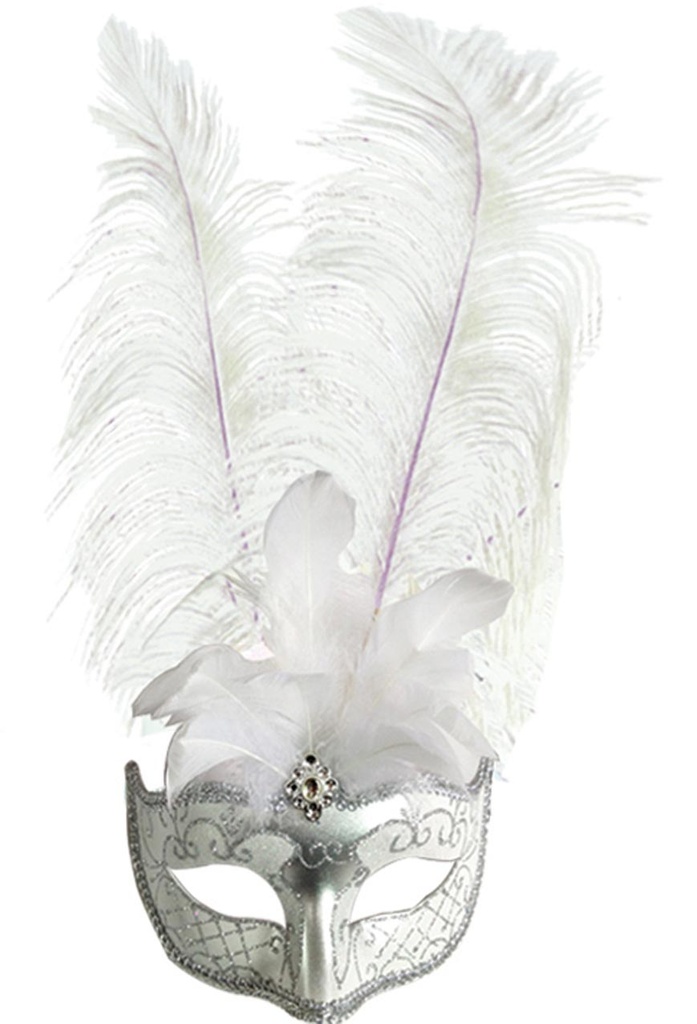 Feather Mask Central Fan Plume