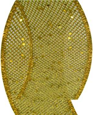 Net Ribbon with Glitter, 9.1m