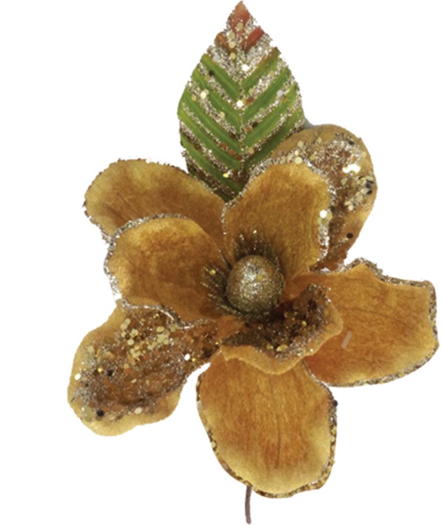 Glittered Poinsettia, 25cm