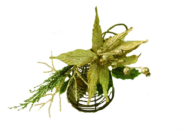 Flower And Berry Centrepiece, 25cm