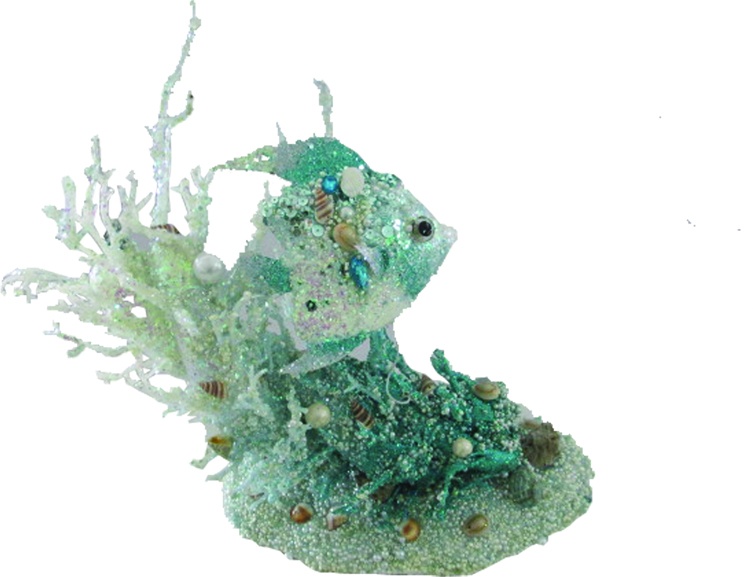 Coral And Fish Centrepiece, 30cm