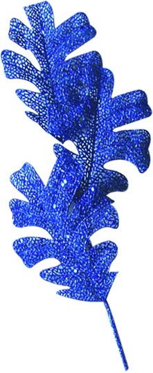 Glitter Leaf Spray, 78cm