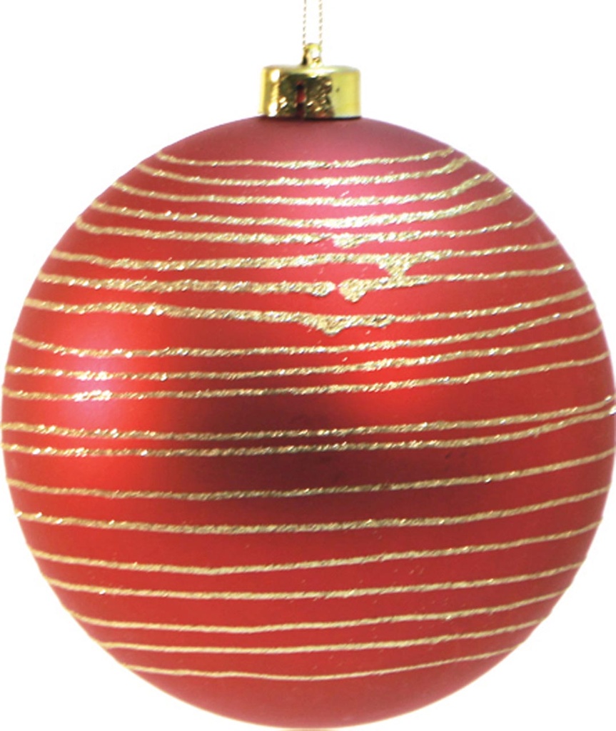 Glitter Ball Spiral Stripe, 15cm