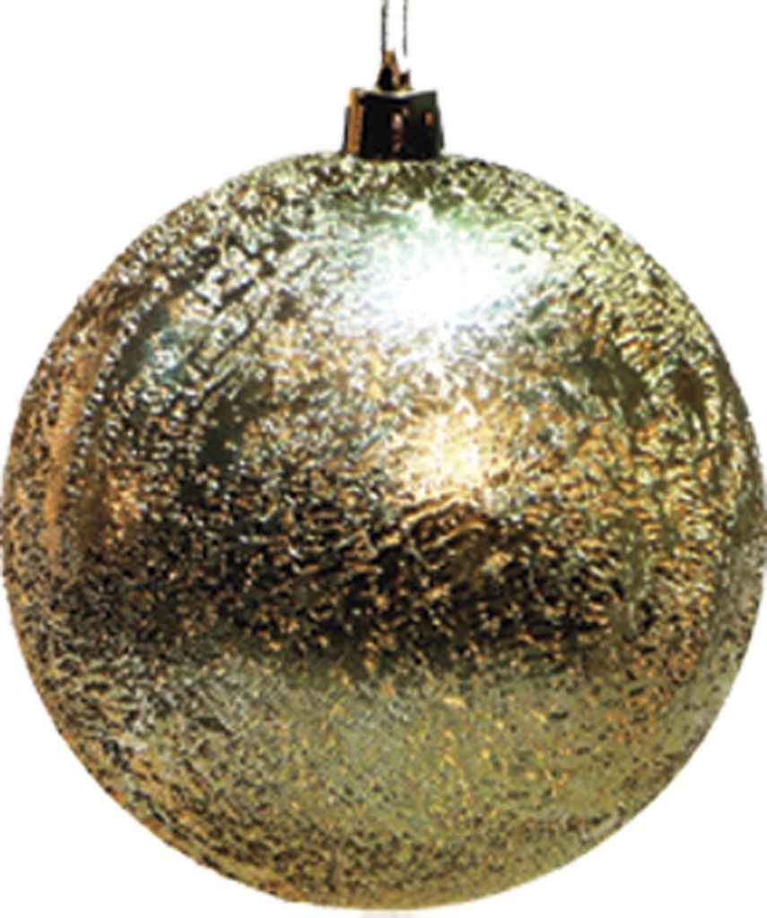 Decorative Ball Hammered Metallic, 10cm