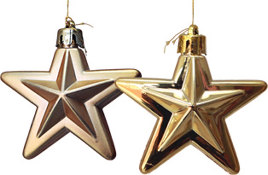 Star Raised Centre, 6cm