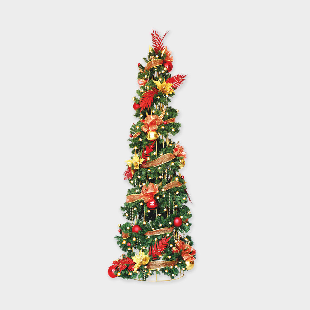 Metal Cone Tree, 4'