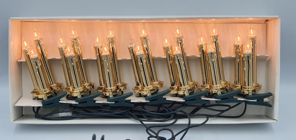 21-Bulb Drip Pan Candle Lights