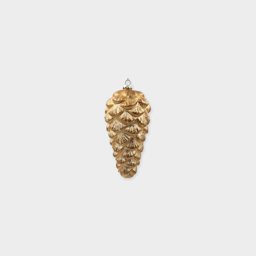 Glass Pinecone, 18cm