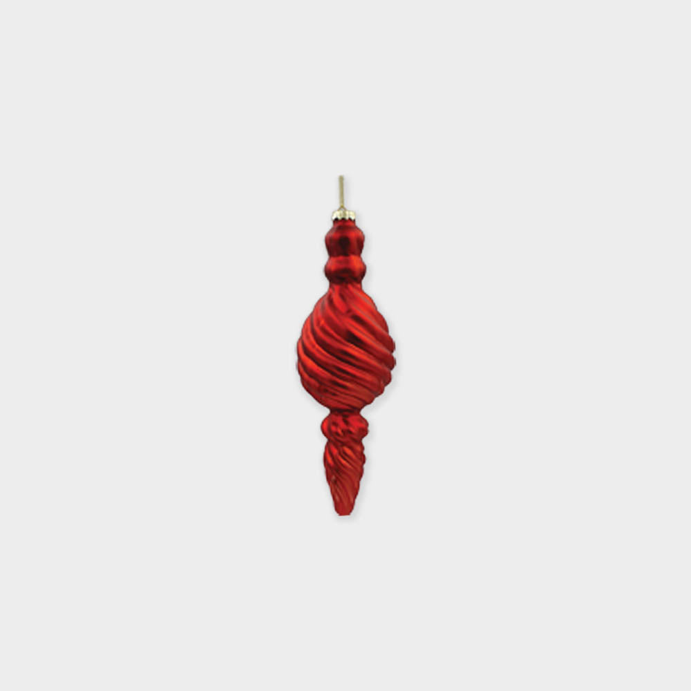 Glass Finial Ornament, 25cm