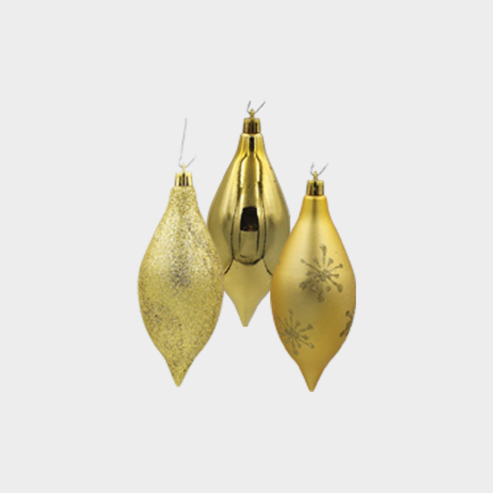 Ornament, Finial Trio, 15cm