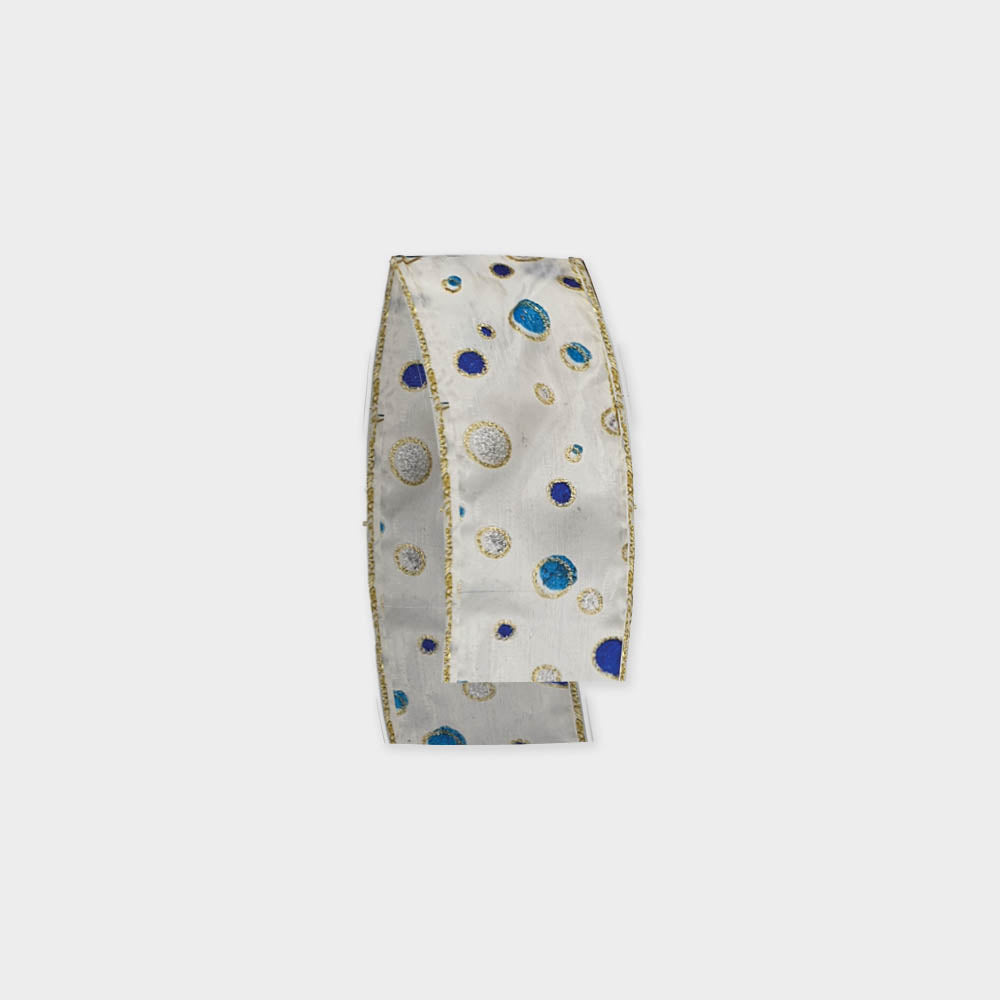 Ribbon Sheer Mixed Dot, 9.1m