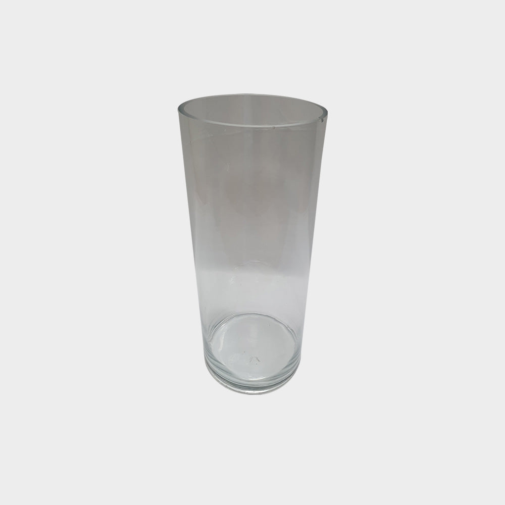 Clear Cylindrical Vase, 60cm