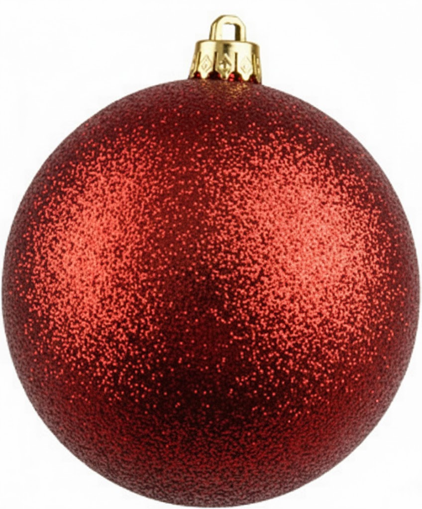 Plain Glitter Ball, 25cm