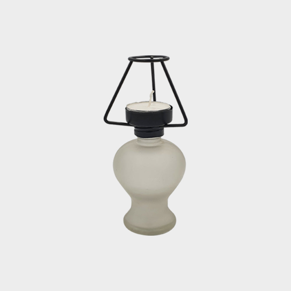 Lantern Wire Bottle Candleholder, 15cm