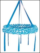 Hanging Oktoberfest Tissue Chandelier, 75cm