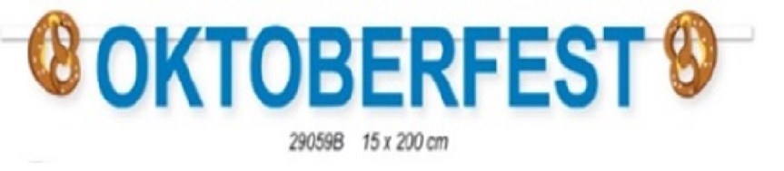 Oktoberfest Banner, 2m