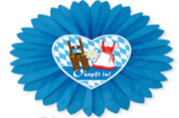 Oktoberfest Double-Sided Fan, 60cm