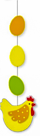Chicken And Egg Whirl, 66cm