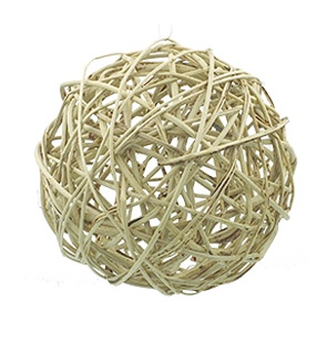 Glittered Lata Ball, 12cm
