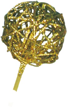 Glittered Lata Ball Pick, 6cm