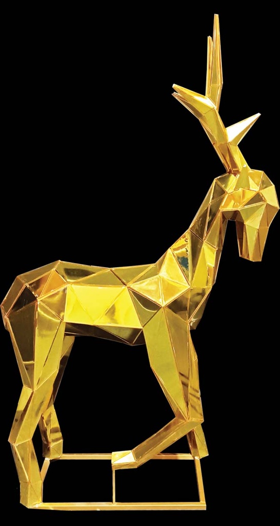 Acrylic Mirror Deer, 1.8m