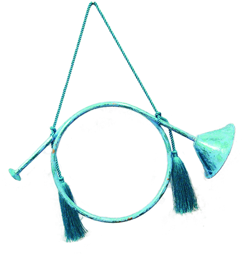 Round Bugle Ornament, 35cm