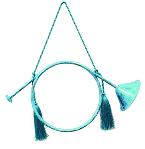 Round Bugle Ornament, 23cm
