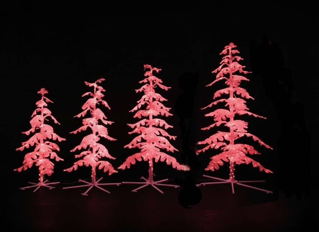 Light-Up Snow Tree, 2.1m
