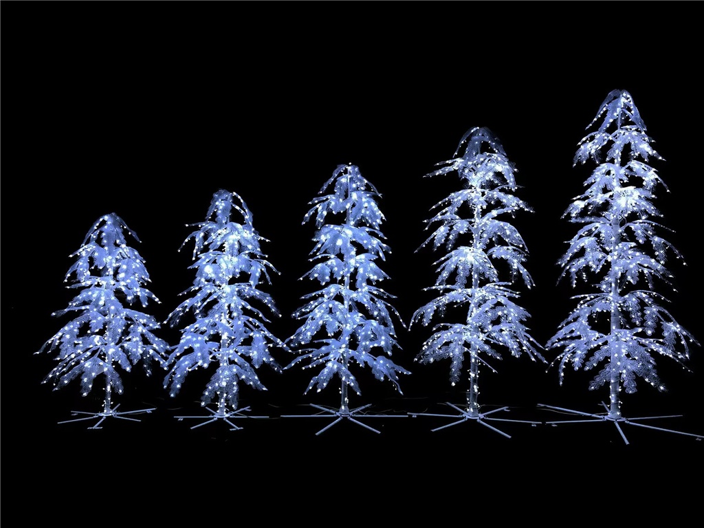 Light-Up Christmas Tree, 2.1m