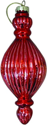 Glass Finial, 16cm