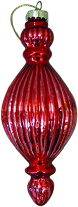 Glass Finial, 16cm