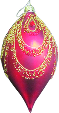 Matte Glass Oval, 16cm