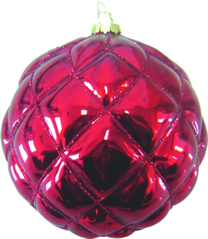 Decorative Glass Ball, 12cm